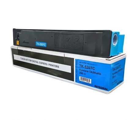 CARTUCHO DE TONER KYOCERA TK-5207 CYAN marca INTEGRAL