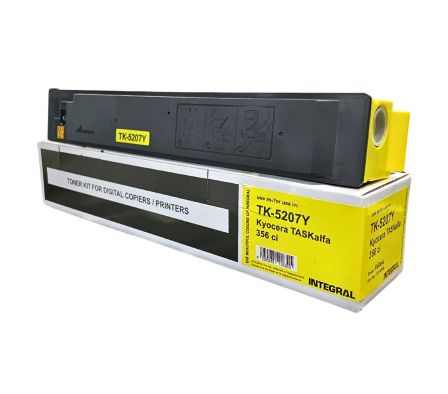 CARTUCHO DE TONER KYOCERA TK-5207 YELLOW marca INTEGRAL